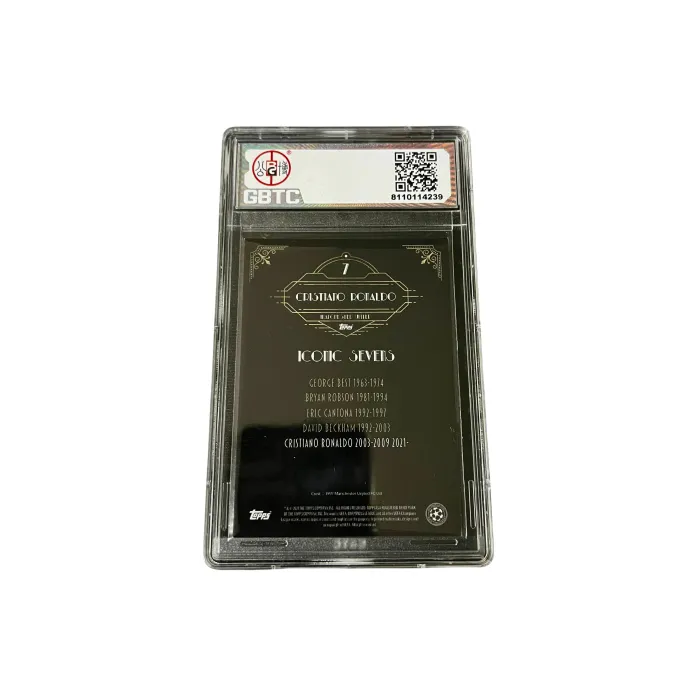 Topps Ronaldo Star Card Manchester United Era Game-Winning Celebration Moment GBTC Graded Cards 1 Piece-1