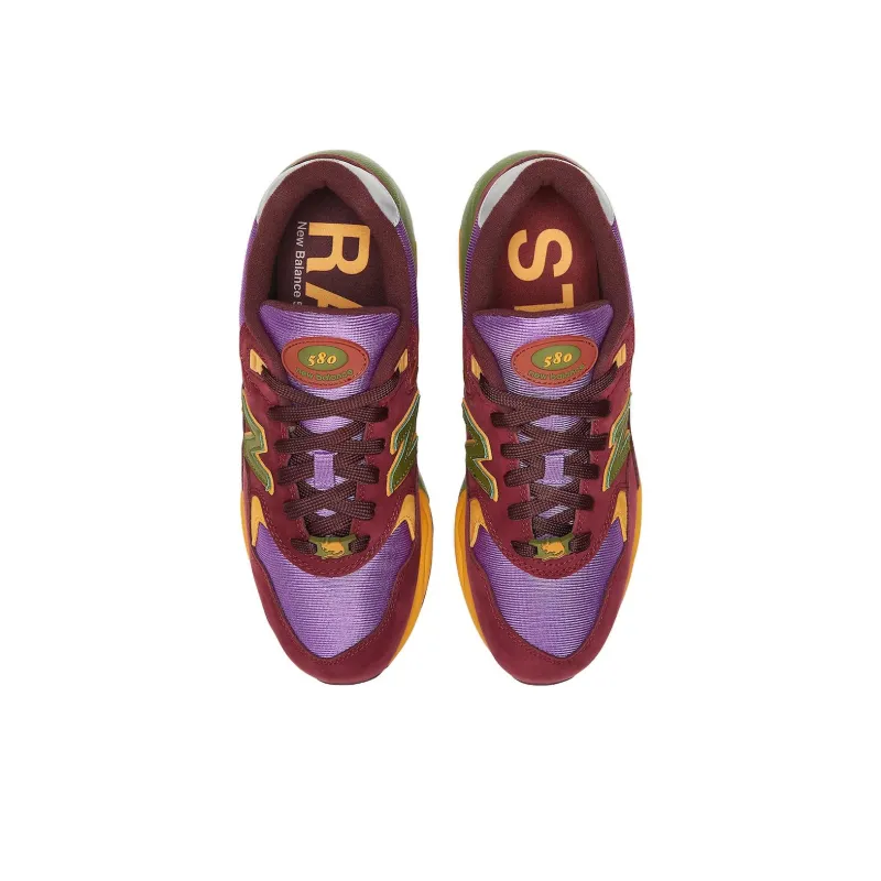 New Balance 580 Stray Rats Maroon Purple-3