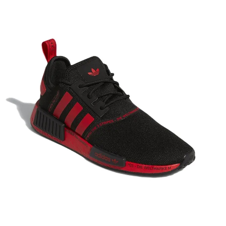 Adidas Originals Nmd R1 Black Vivid Red-2