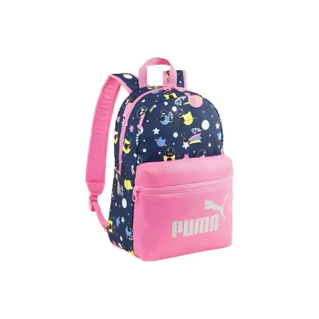 PUMA PHASE Fabric Backpack Small Size Women's Pink & Blue