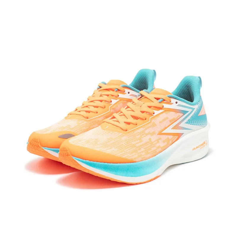 361° Flying ET Running Shoes Unisex Low Top Fluorescent Super Orange/Button Blue-2