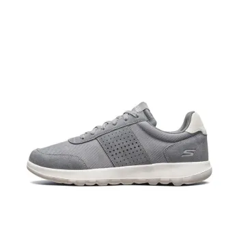 Skechers GO WALK Lite Cushioning Anti-Slip And Wear-Resistant Low-Top Sports Casual Shoes Charcoal Gray