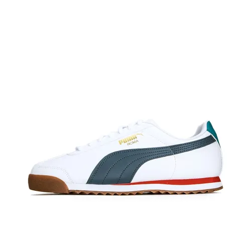 PUMA Roma Training Shoes Unisex Low-Top White/Blue/Red