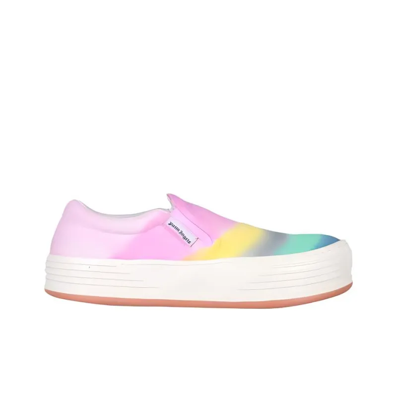 PALM ANGELS Rainbow Printed Slip-On Sneakers-1