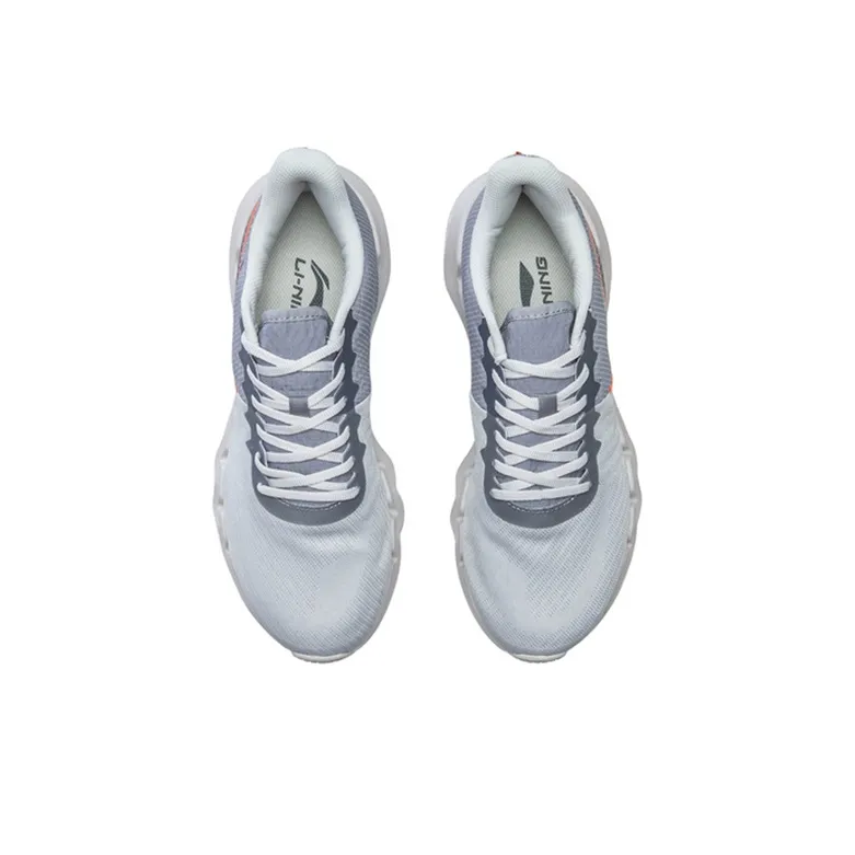 LiNing LN Fle Breathable Low Top Casual Shoes Men's Coin Gray-3