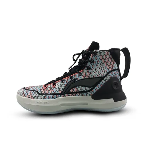 LiNing YuShuai 13 Anti Slip Wear Resistant High Top Basketball Shoes Dragon Scales