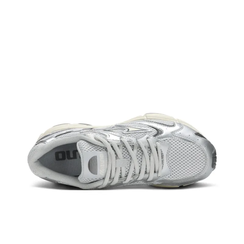 Mizuno Speed 2K Cushioning Low Top Running Shoes Unisex Silver Gray-3