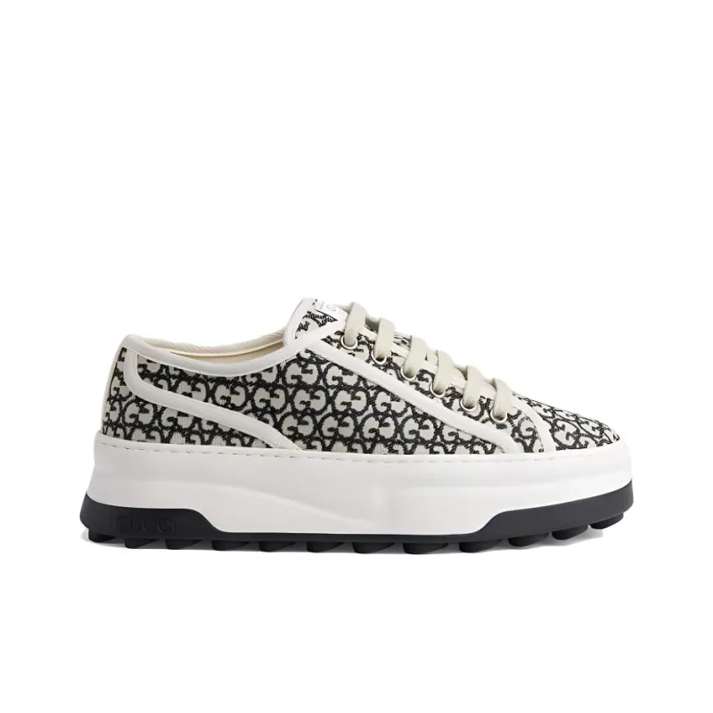 GUCCI Women's Gg Sneaker 'Ivory Black' Women's-1