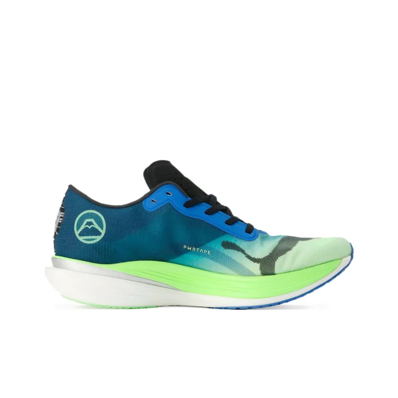 PUMA Deviate Nitro Elite 2 Anti Slip And Wear Resistant Breathable Mid Top Running Shoes Men's Turquoise-1