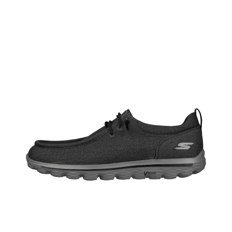 Skechers GO WALK 2 Casual Shoes Men Low-Top Black/Gray-0