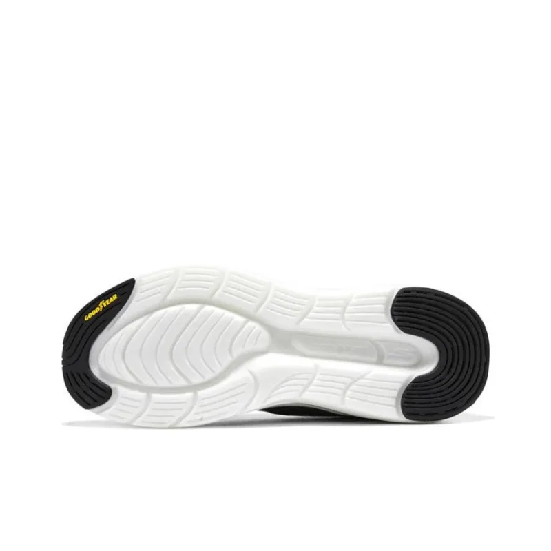 Skechers Max Cushioning Cushioned Slip-Resistant Abrasion-Resistant Low-Top Casual Running Shoes Men's Black White-3