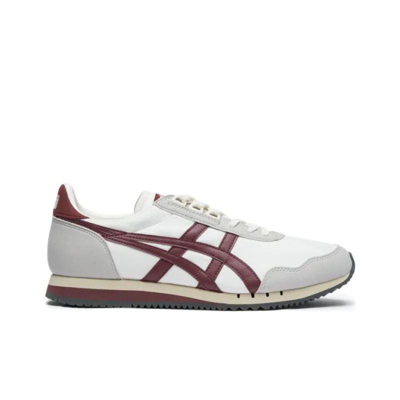 Onitsuka Tiger Dualio Marathon Running Shoes 'White Grey Burgundy'-1