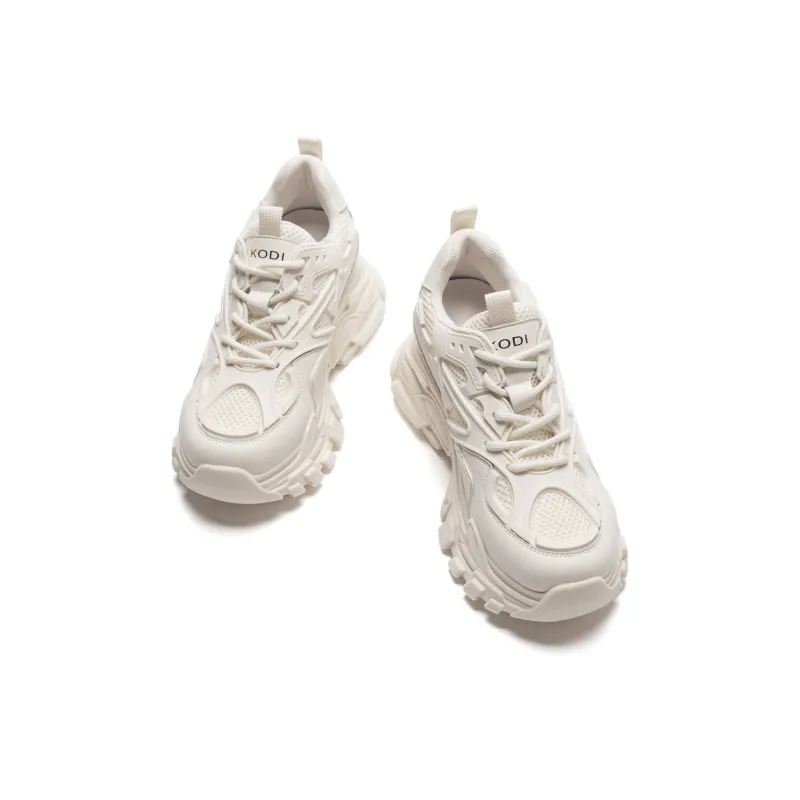 KODI Anti-Slip Wear-Resistant Breathable Lightweight Low-Top Chunky Sneakers Women's-1