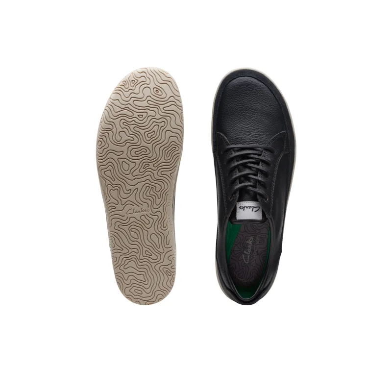 Clarks Hodson Series Low Top Skateboard Shoes Men's Black-2