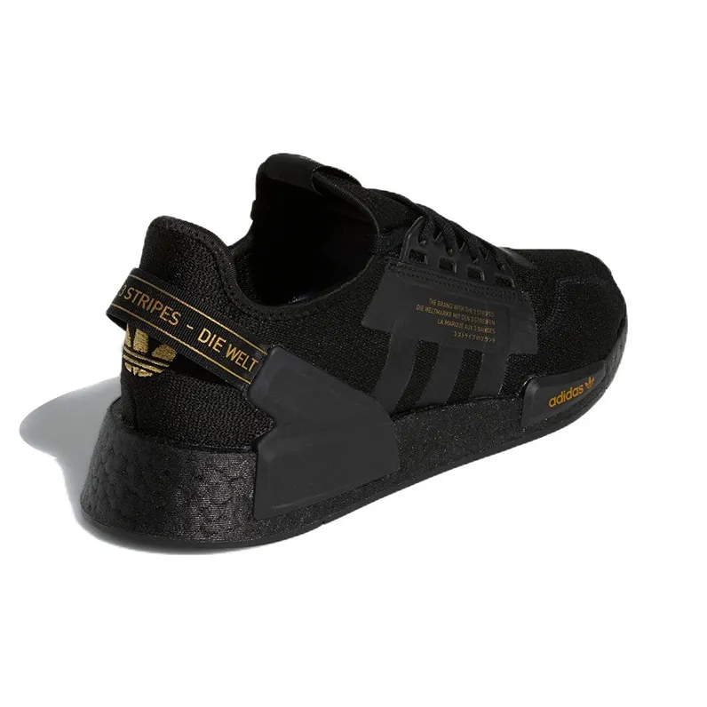 Adidas Originals Nmd R1 V2 Black Gold Metallic-3