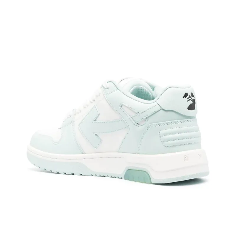 OFF WHITE Out Of Office Low Top Sneaker 'White Teal' Women's-2
