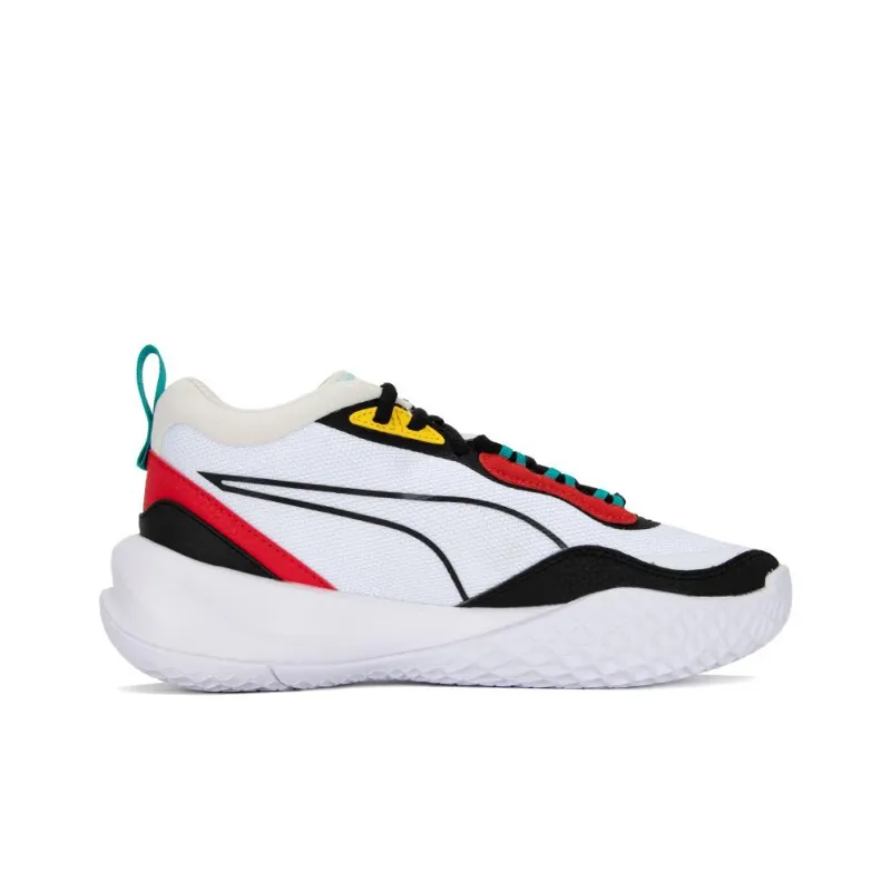 PUMA Playmaker 'White Red Black'-1