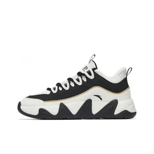 Anta Backwave 2.0 Warm Anti Slip And Wear Resistant Low Top Sports Casual Shoes Women's Black White