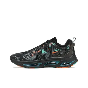 XTEP Wind & Fire 26th Generation Cushioned Anti Slip And Wear Resistant Warm Low Top Running Shoes Men's Black Gray