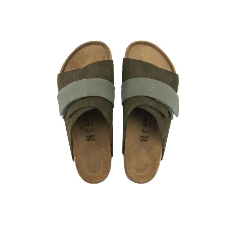 Birkenstock Kyoto Suede Leather Sandals 'Thyme'-2