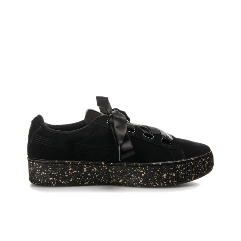 PUMA Vikky Platform Ribbon 'Black Gold' Women's-1