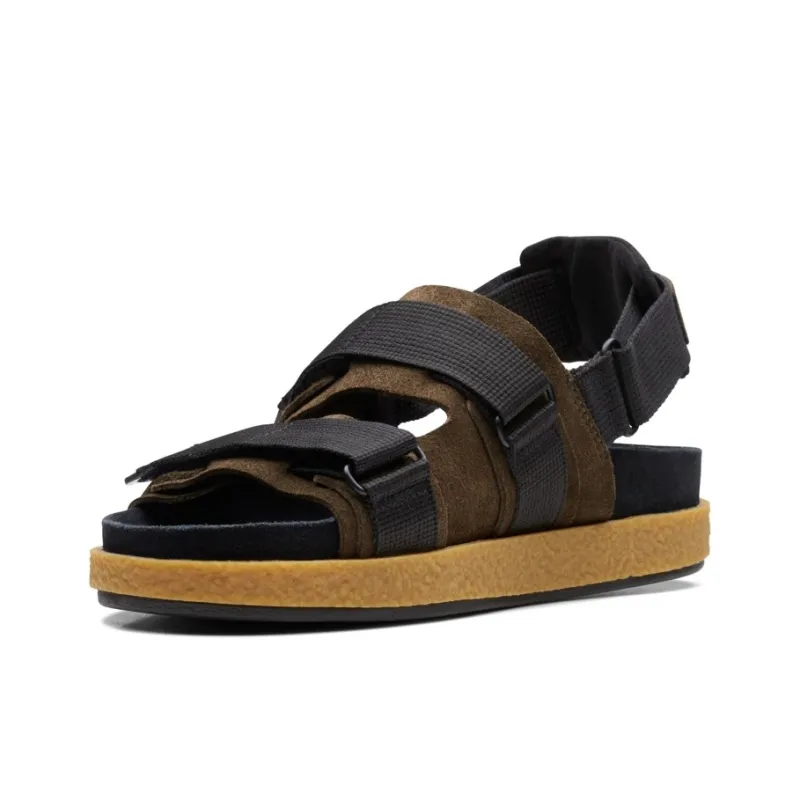 Clarks Originals Stylish Sandals Men's Olive-3
