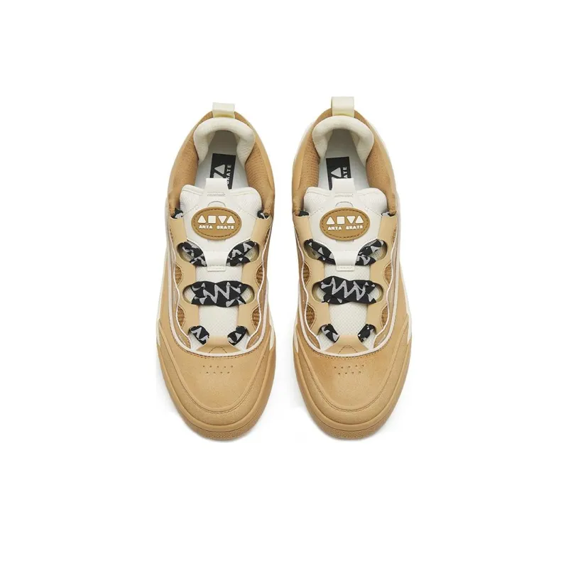 Anta Jie Ao Wear resistant And Lightweight Low Top Skateboard Shoes Men's Tawny-2