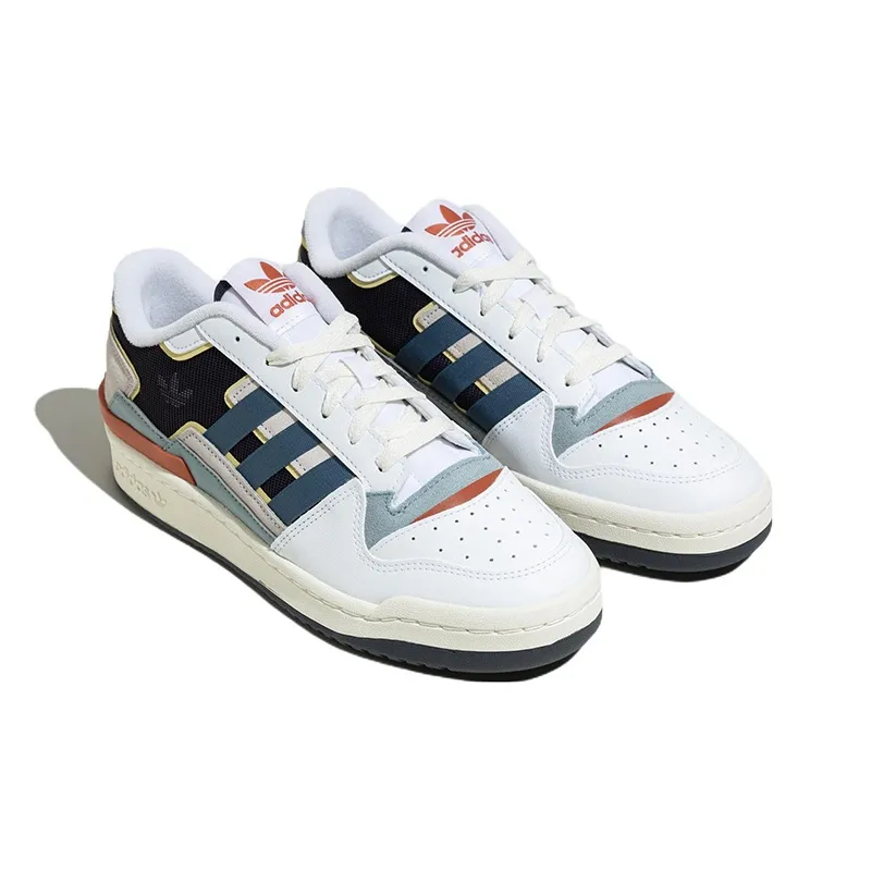 Forum Adidas Originals Exhibit Low 2.0 'White Almost Blue Magic Grey'-2