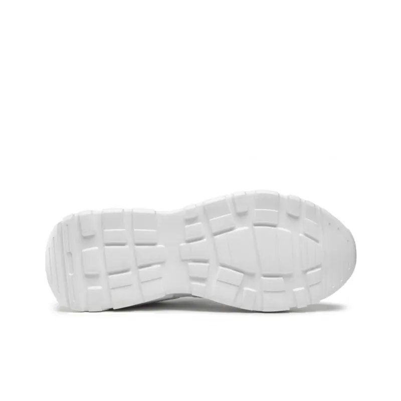 Versace Chunky Logo Sneaker 'White Blue Green'-4