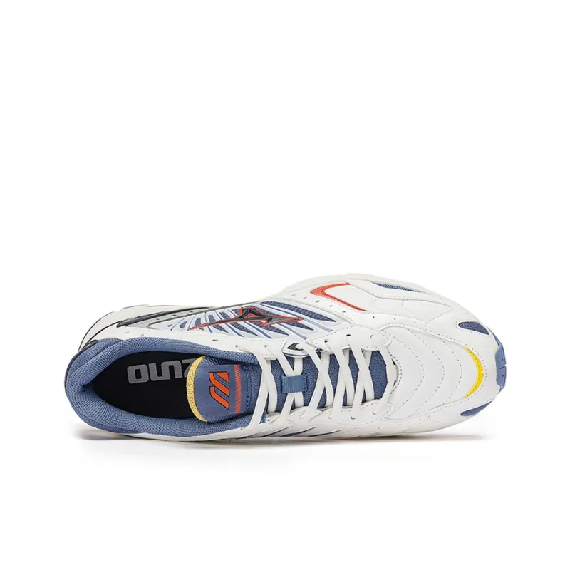 Mizuno FIYI 2K Cushioning Anti-Slip Wear-Resistant Breathability Low-Top Casual Running Shoes Unisex White Blue Red-2
