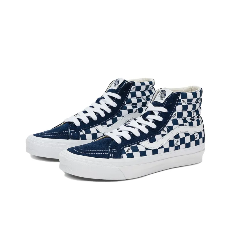 Vans Og Sk8 Hi Lx 'Checkerboard Dress Blues'-1
