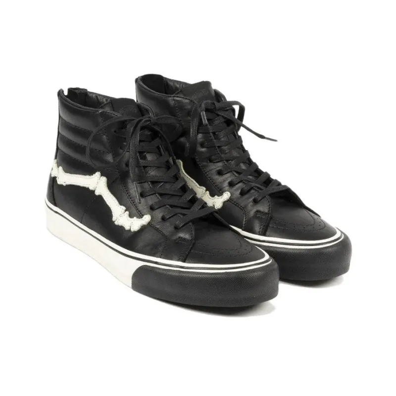 Vans Sk8 Hi Reissue Zip Lx Blends Bones Black White-2