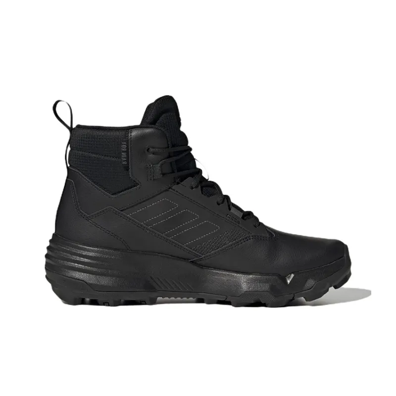 Adidas Terrex Unity Leather Mid Rain.RDY Black Grey-1