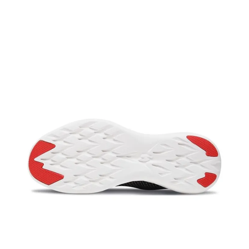 Skechers GO RUN 600 Cushioning Anti-Slip And Wear-Resistant Low-Top Running Shoes Black Red-3