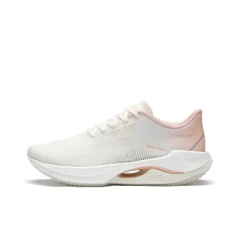 LiNing Super Light 20 Durable Breathable Low Top Casual Running Shoes Women's Peach Orange Pink