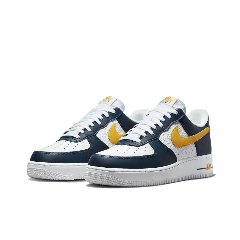 Nike Air Force 1 '07 Low Embossed Hoops Dark Obsidian-2