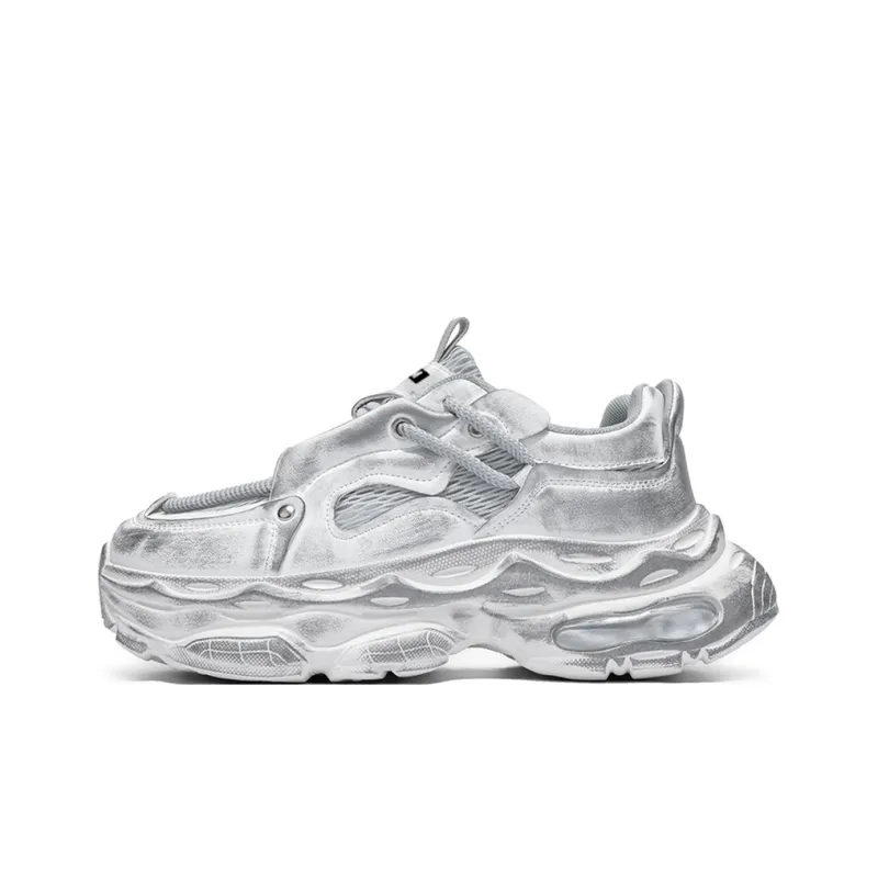 JKEM Cushioning Breathable Low Top Chunky Sneakers Men's-12