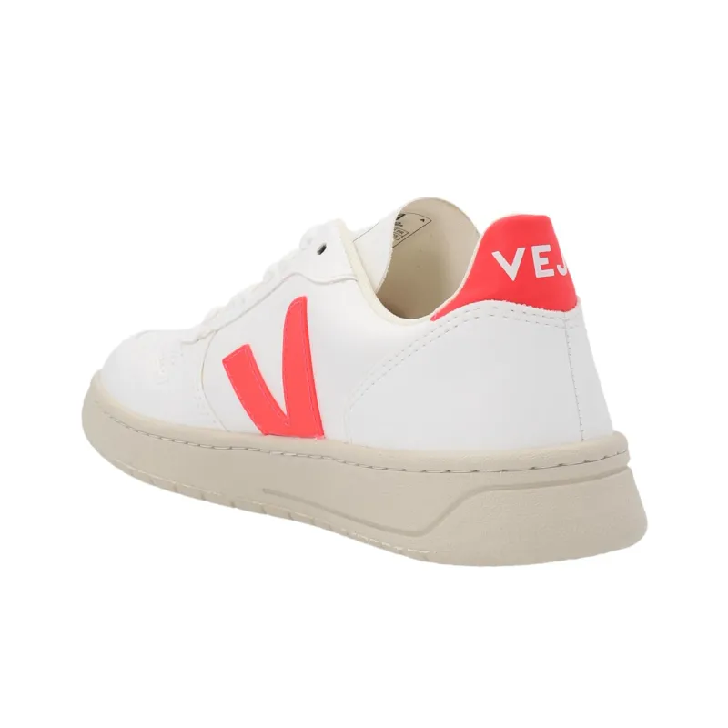 VEJA V-10 CWL White Rose Fluo Women's-4