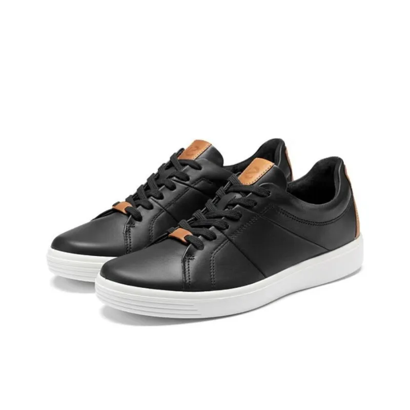 Ecco Soft Cool Low Top Sports Casual Shoes Men's Black-2