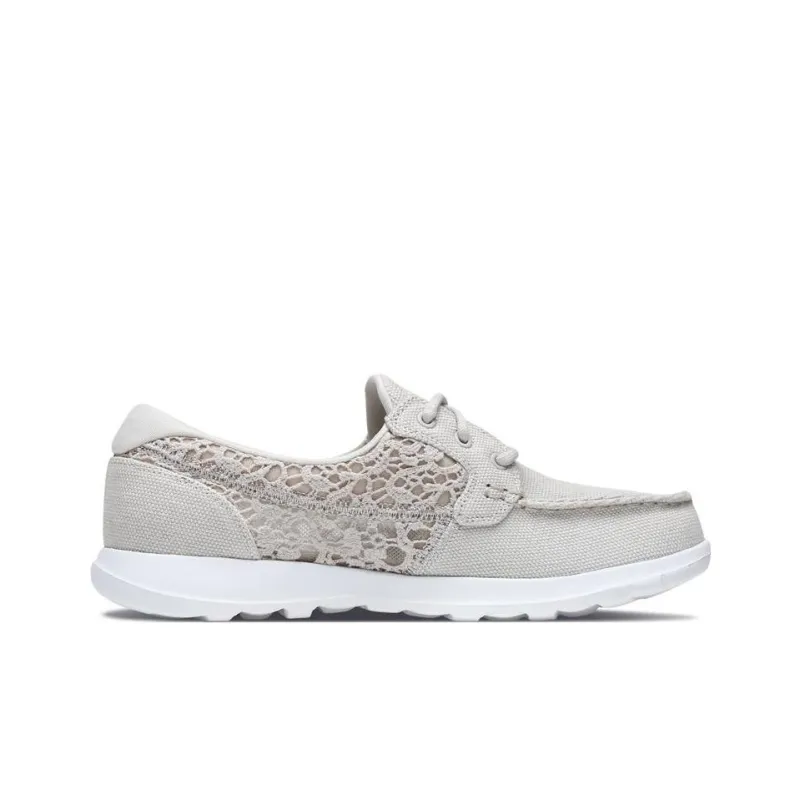 Skechers GO WALK Lite Non-slip Wear-resistant Shock Absorption Low-Top Sports Casual Shoes Women's Natural-1
