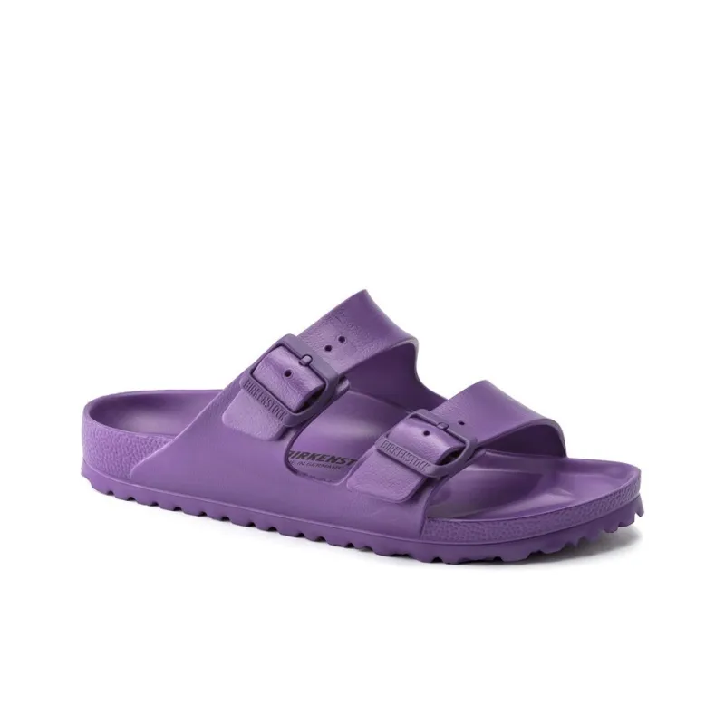 Birkenstock Arizona EVA Slip-Resistant Slide Slippers Unisex Purple Narrow Fit-1