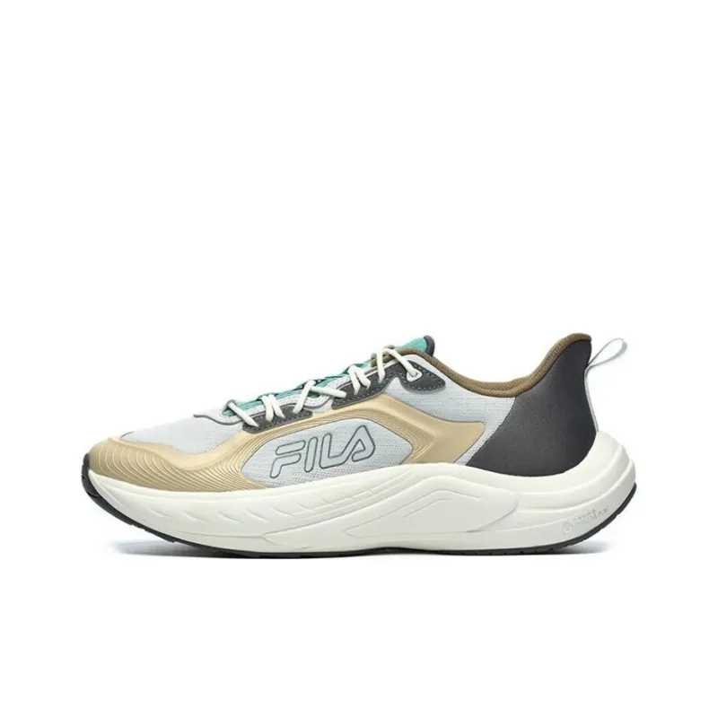 FILA WOLF Anti Slip And Wear Resistant Breathable Low Top Casual Shoes Men's Nightfall Gray-0