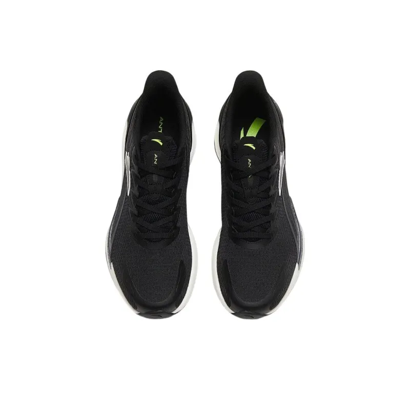 Anta A Grip Pro Shock Absorbers With Slip Resistant And Abrasion Resistant Properties Low Top Running Shoes Men's Black-2