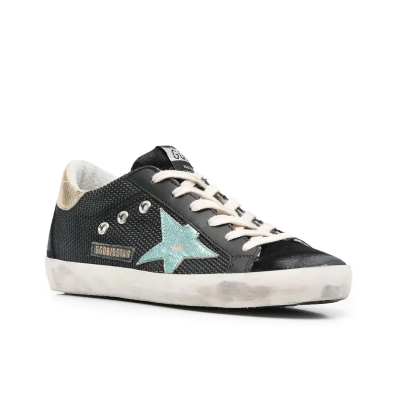 Golden Goose Super Star Stylish Skateboarding Shoes Women's Black-1
