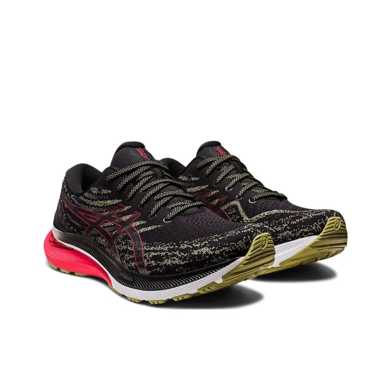 Asics Gel Kayano 29 2E Wide 'Black Electric Red'-2