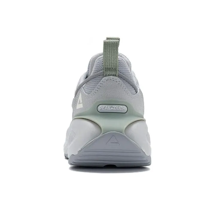 PEAK State Pole Cushioning Anti Slip And Wear Resistant Low Top Sports Casual Shoes Women's Ice Gray-3