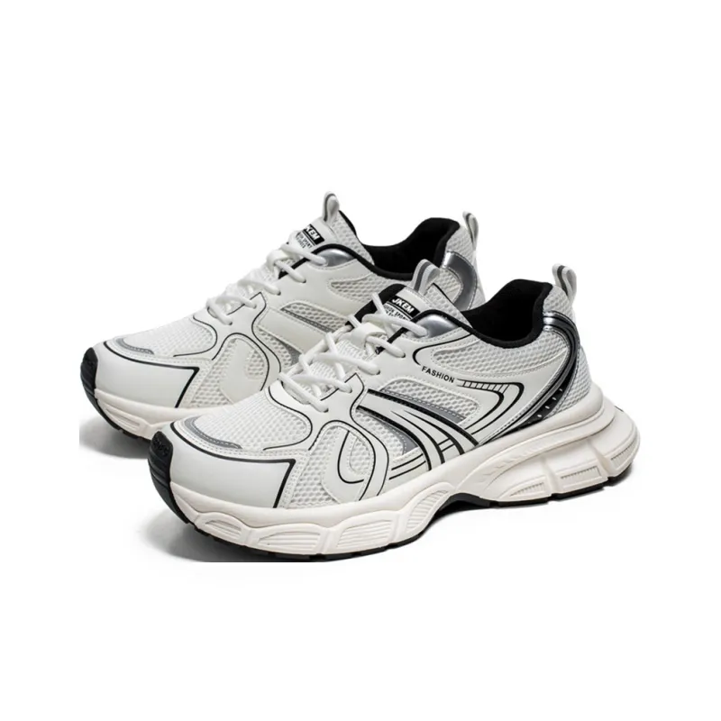 JKEM Anti-Slip Wear-Resistant Low-Top Chunky Sneakers Men's-7