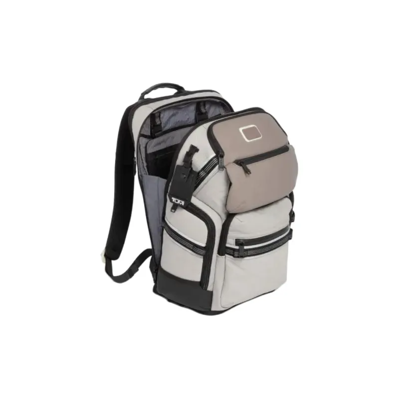 TUMI Nylon Backpack Unisex White-5