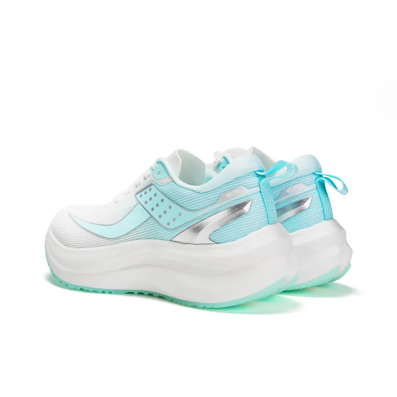 WEIMING Low Top Running Shoes Unisex White Jade Blue-5