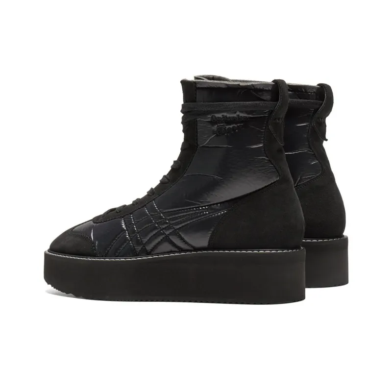 Onitsuka Tiger Delegation Chunk Skateboard Shoes Unisex High Top Black-3